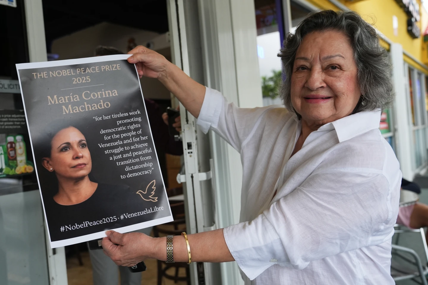Venezuelans in the U.S. React to Machado's Nobel Win Amid Deportation Fears