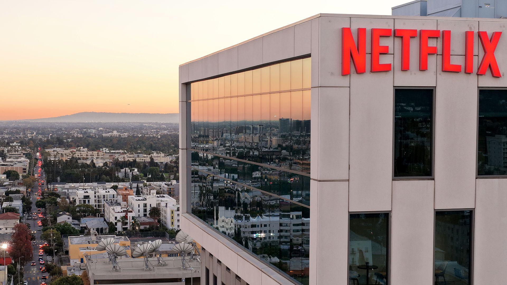 Netflix building front view