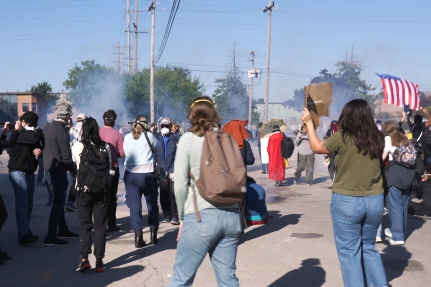 Escalation at Chicago Immigration Protest: Agents Use Chemical Agents on Demonstrators
