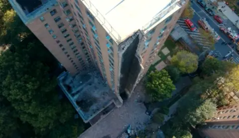 Partial Building Collapse in NYC Linked to Possible Explosion