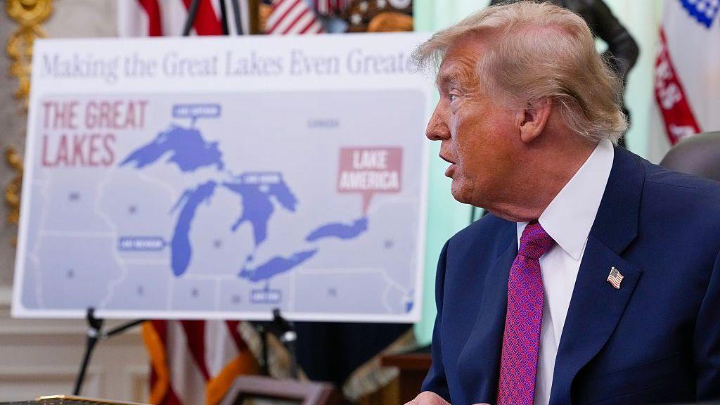 Trump Orders Apple to Rename Lake Ontario to 'Lake America' in Maps