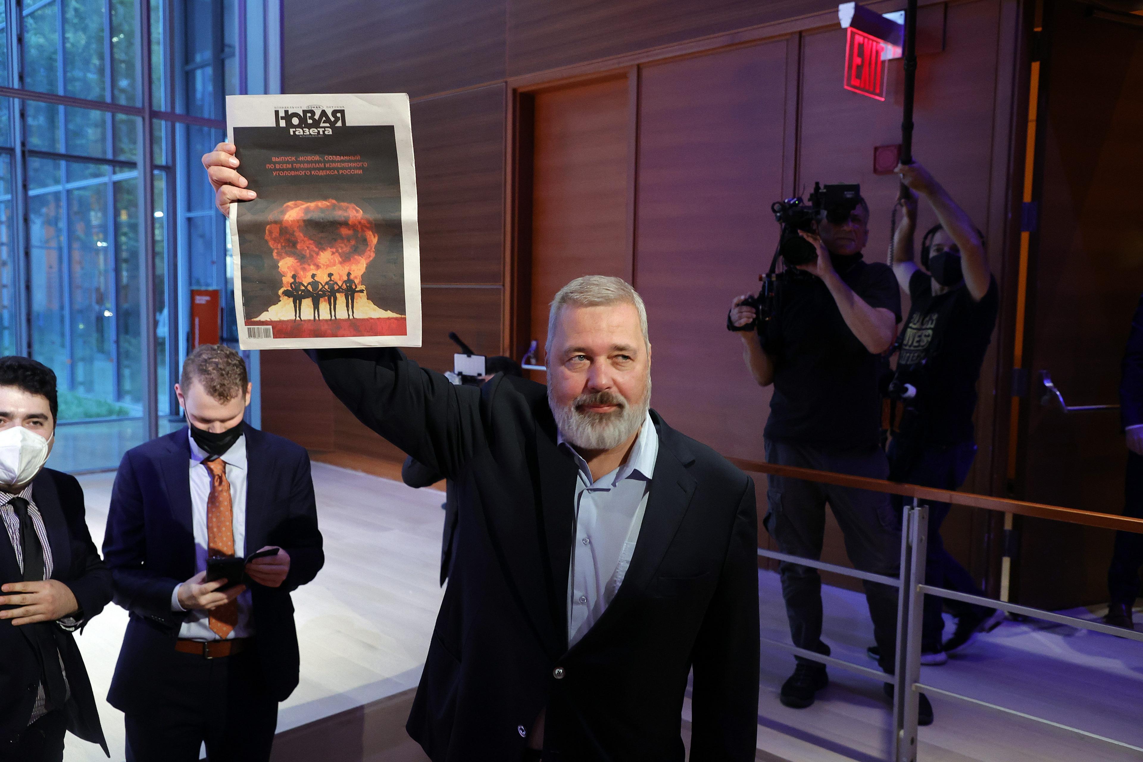 Nobel Laureate Dmitry Muratov Declares Russia Can No Longer Claim Victory in Ukraine
