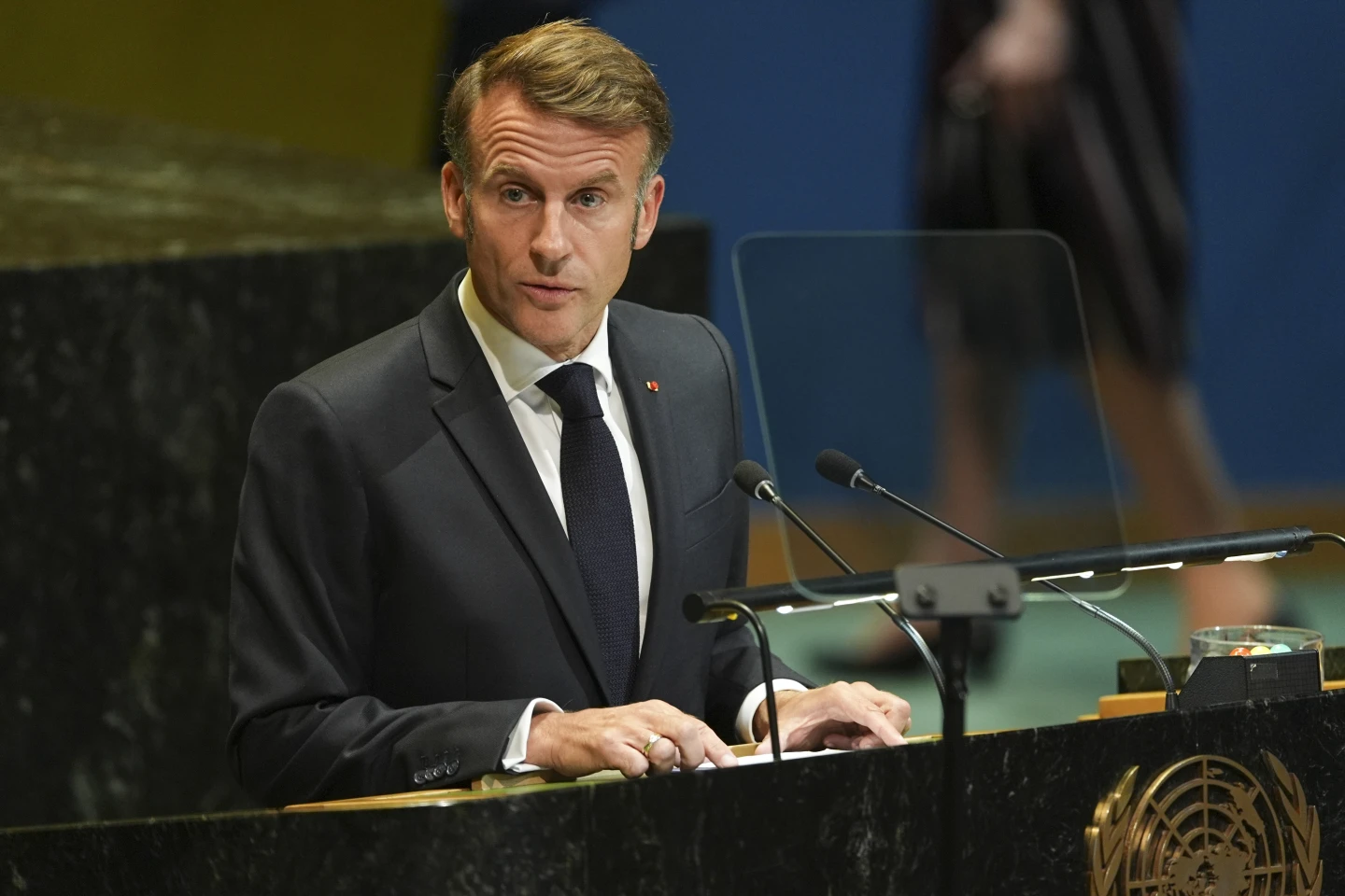 Macron Uses Phone Call to Navigate NYC Traffic During UN Assembly