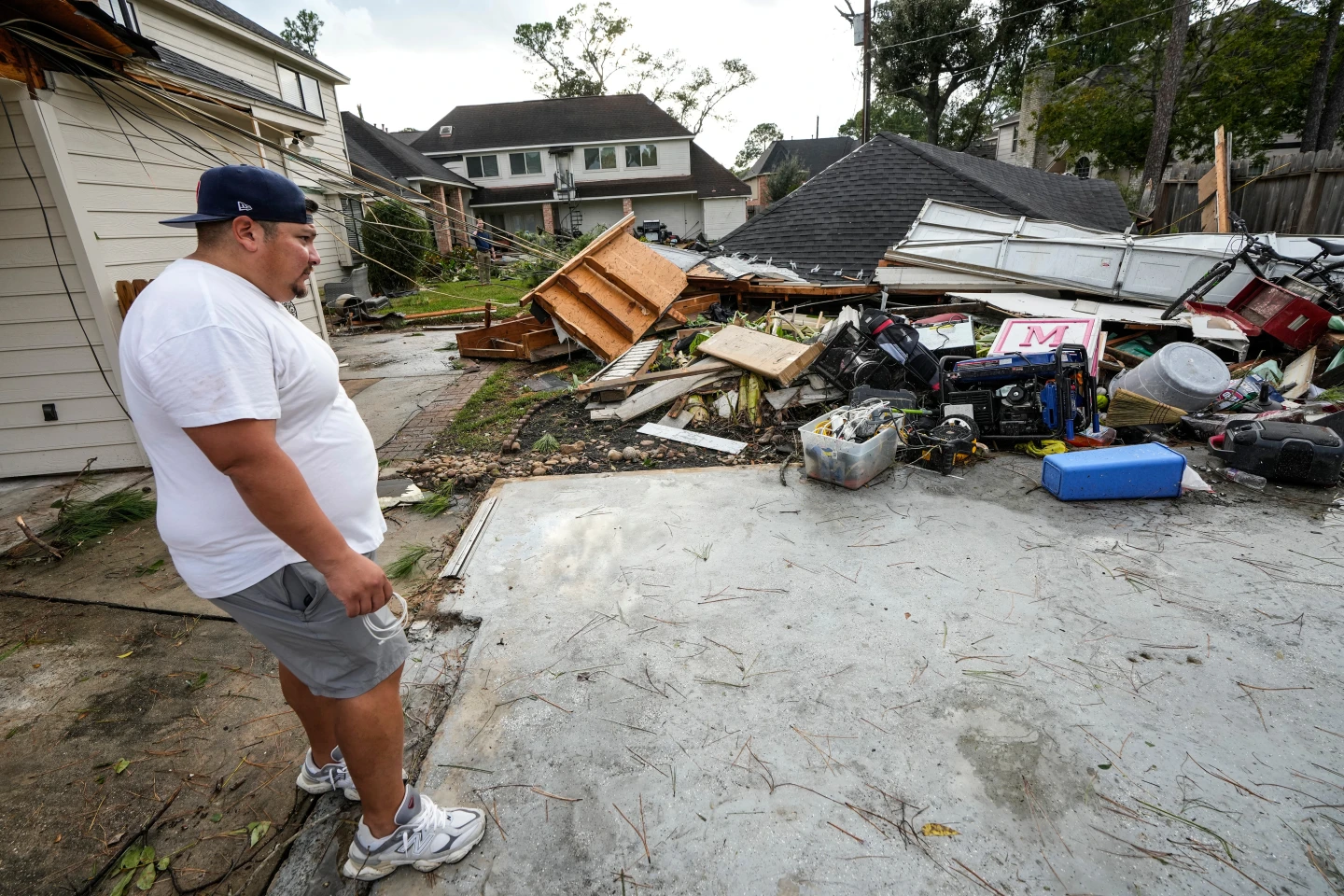 Devastating Tornado Hits Houston Suburbs, Leaving Homes Damaged