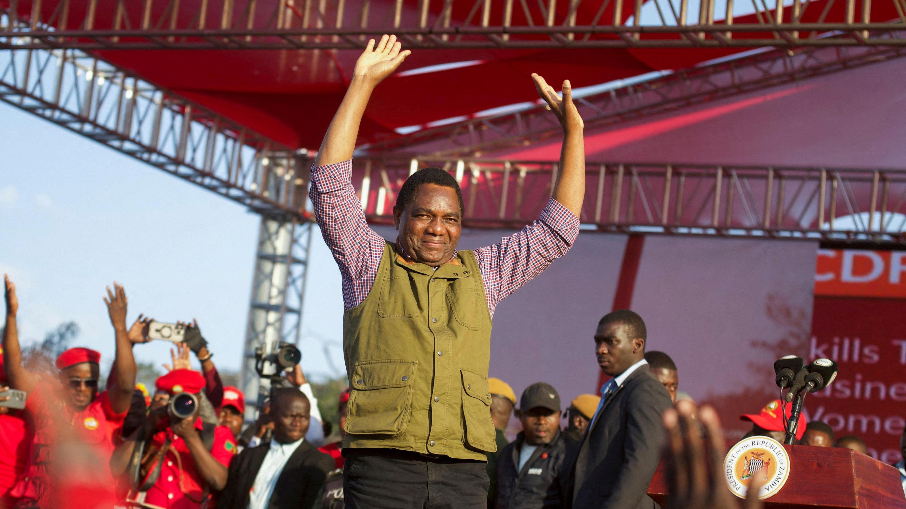 Zambia's President Secures Second Term with 60% Vote Share