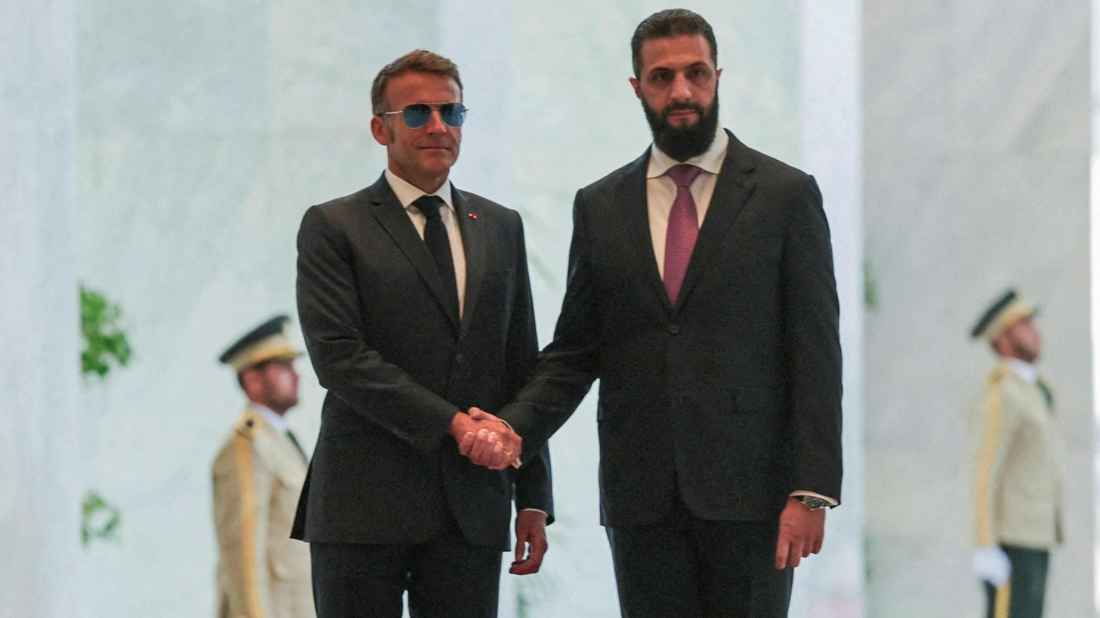 Explosions in Damascus Injure 18 During Macron’s Syrian Visit