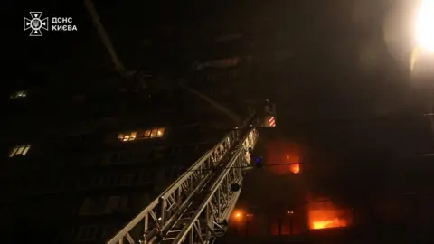 Devastating Russian Strikes Leave Kyiv in Darkness