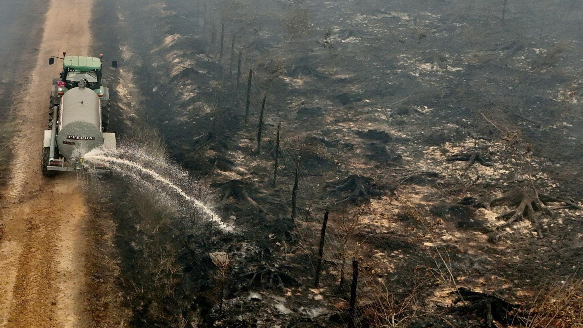 Belgian Wildfire Expands to 3,000 Hectares, Evacuates Villages