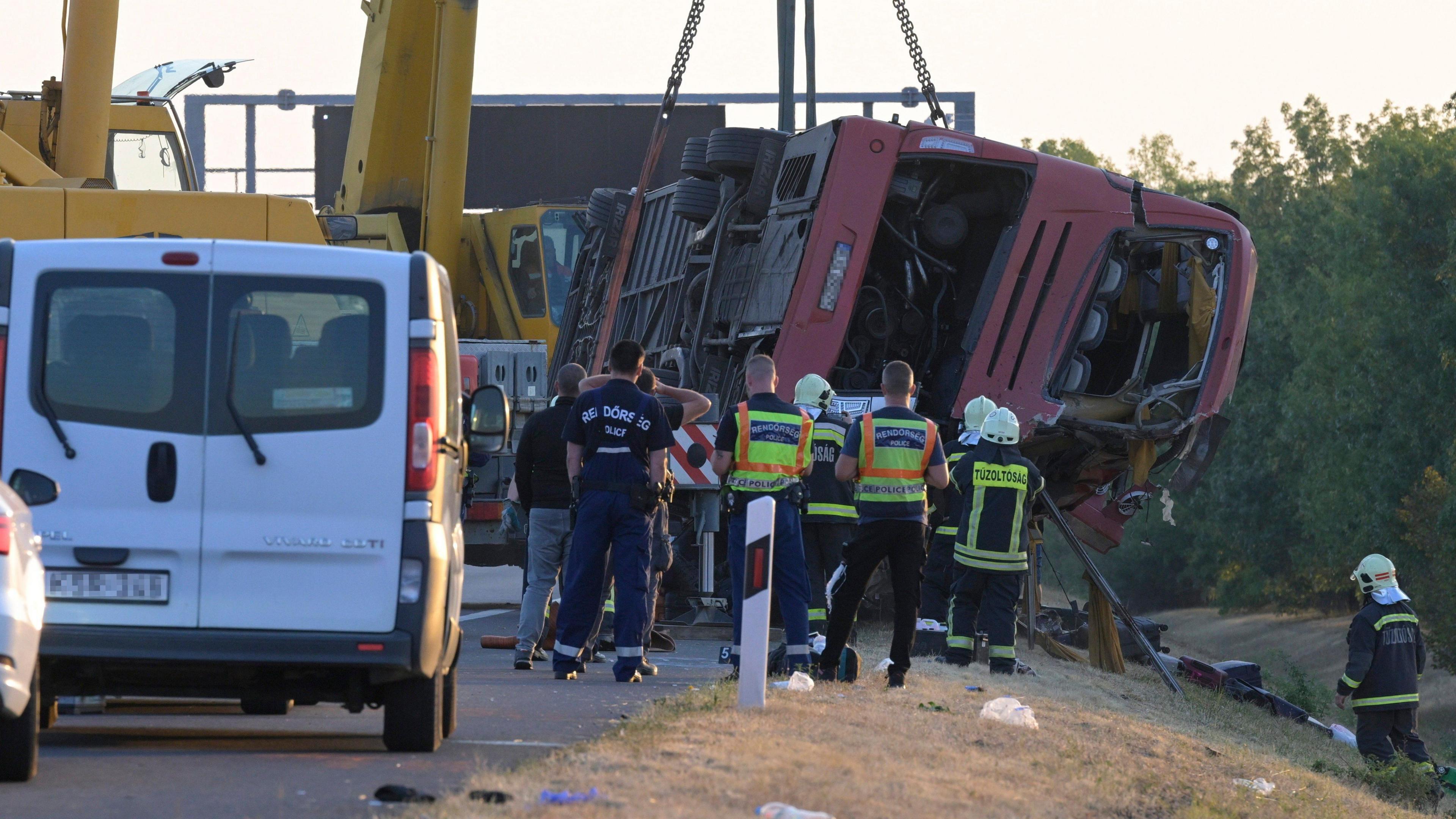 Twelve People Killed When Polish Tourist Bus Veers Off Hungarian Motorway
