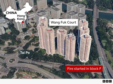 Tragic Fire Claims 128 Lives in Hong Kong Tower Blocks