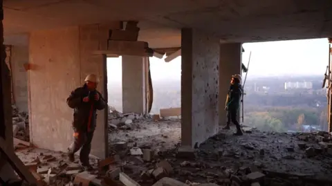 Devastation in Kyiv: Russian Drone Strikes Kill Six in Apartment Block