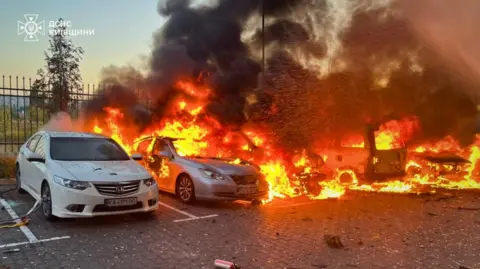 Russia Launches Massive Aerial Attack on Ukraine, Causing Casualties