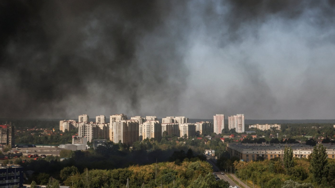 At least 27 people killed and hundreds evacuated after drone strikes near Kyiv