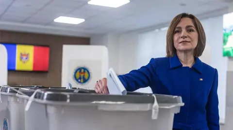 Moldova's Election in the Shadow of Russian Interference: Citizens Vote Amid Tension